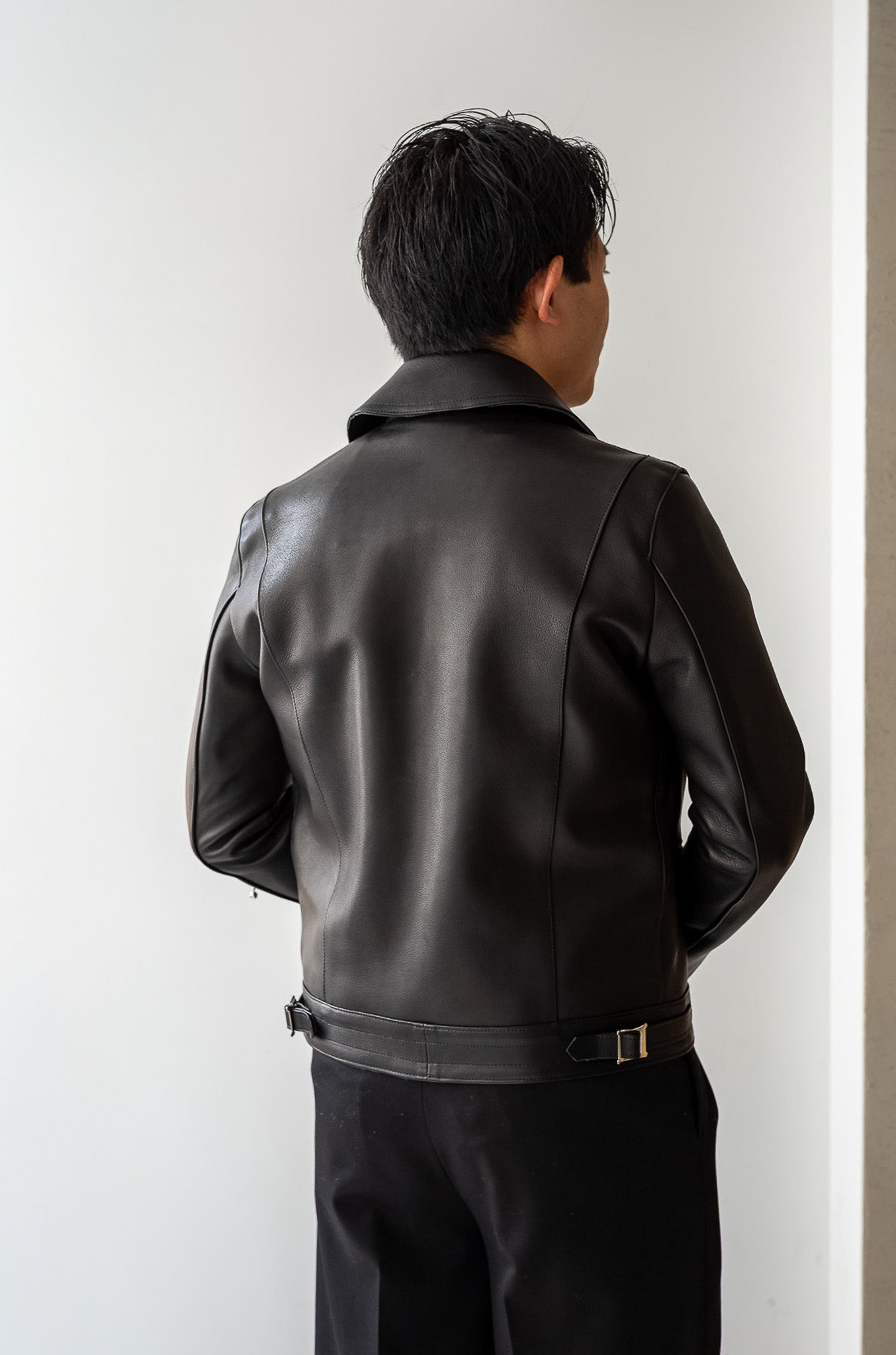 British Leather Jacket〔NOIR〕