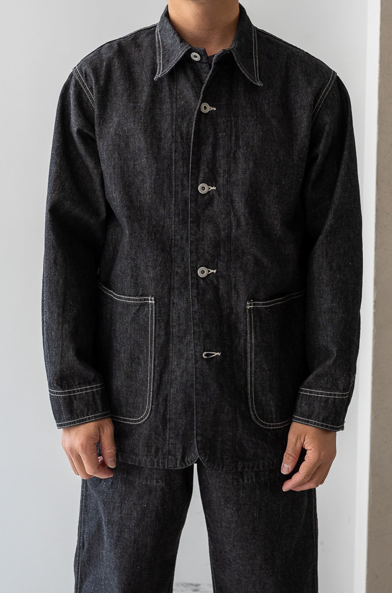 WW Ⅱ Coverall Jacket 〔BLACK〕