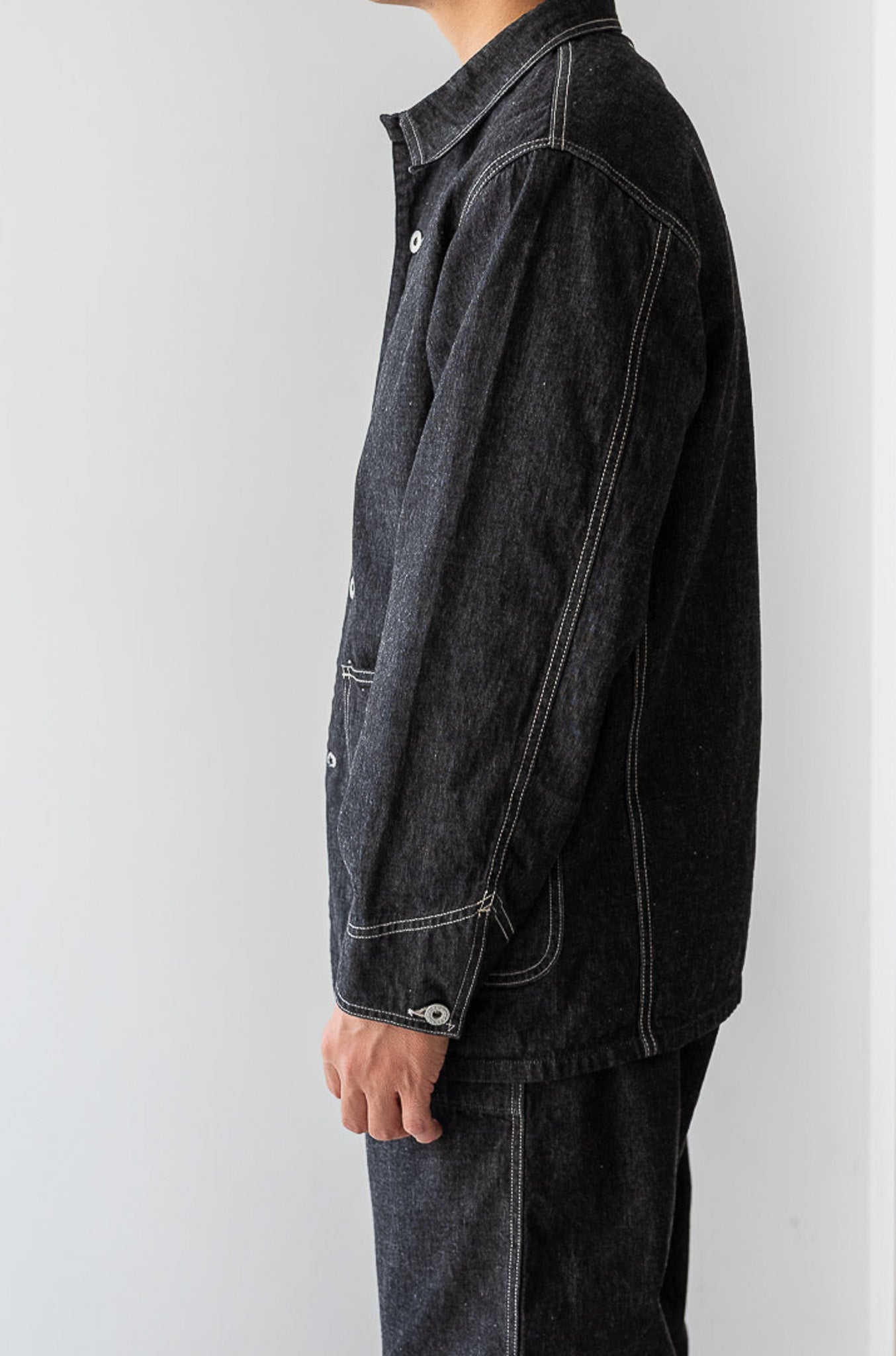 WW Ⅱ Coverall Jacket 〔BLACK〕