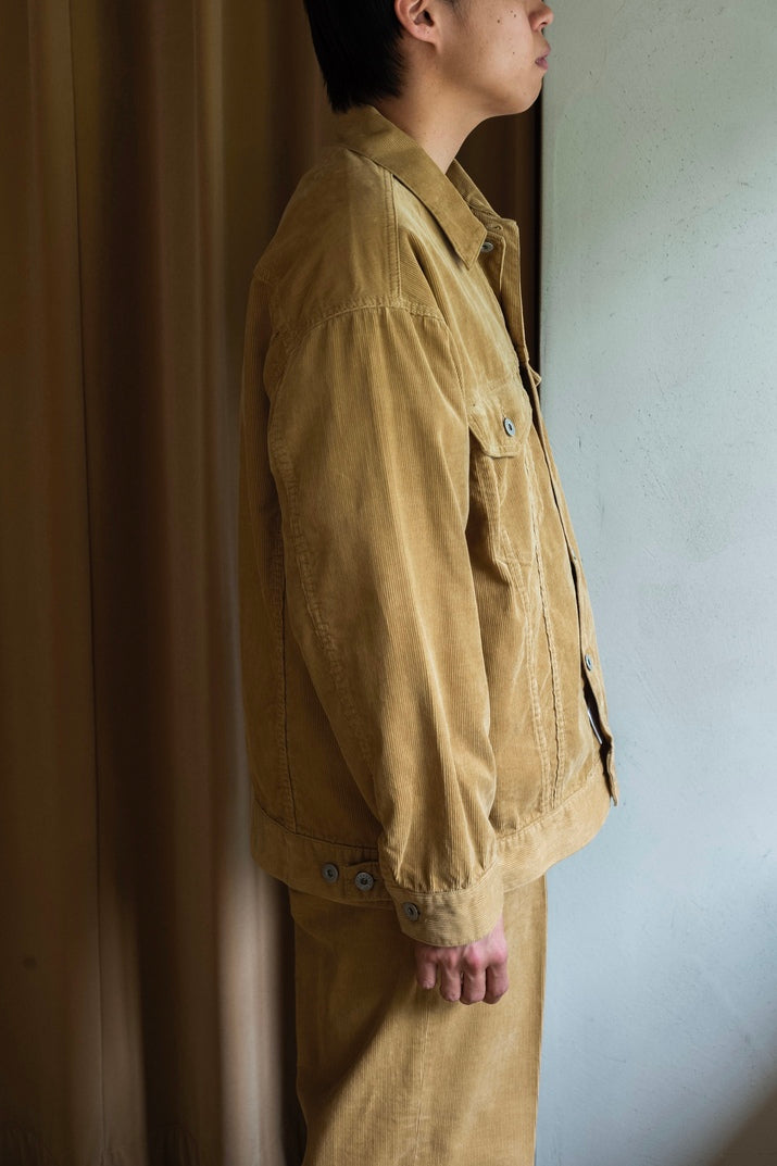 Fine Corduroy Trucker Jacket | cliché