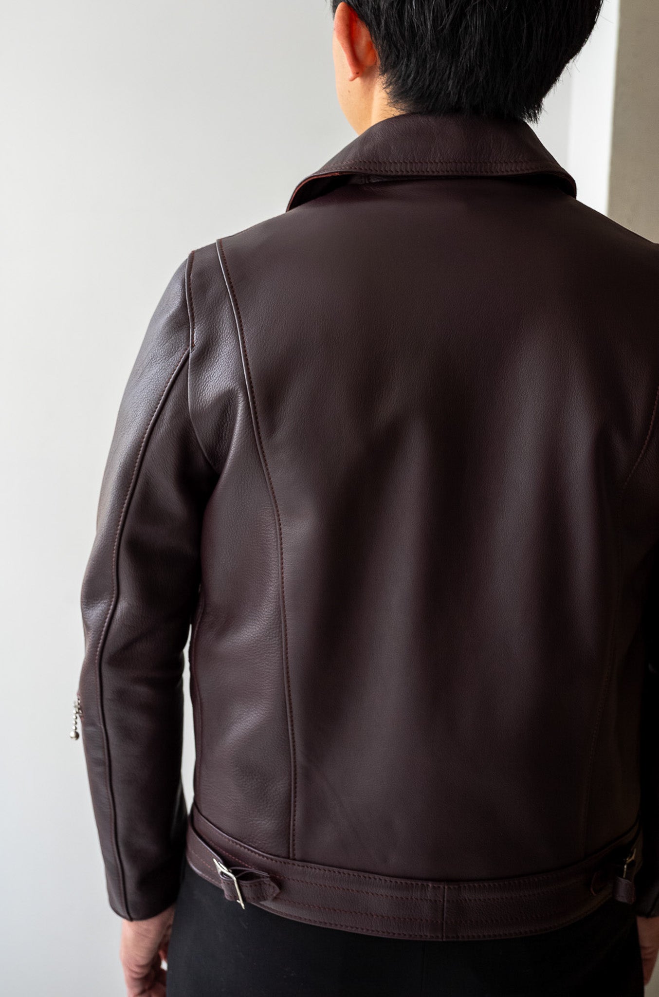British Leather Jacket〔BORDEAUX〕