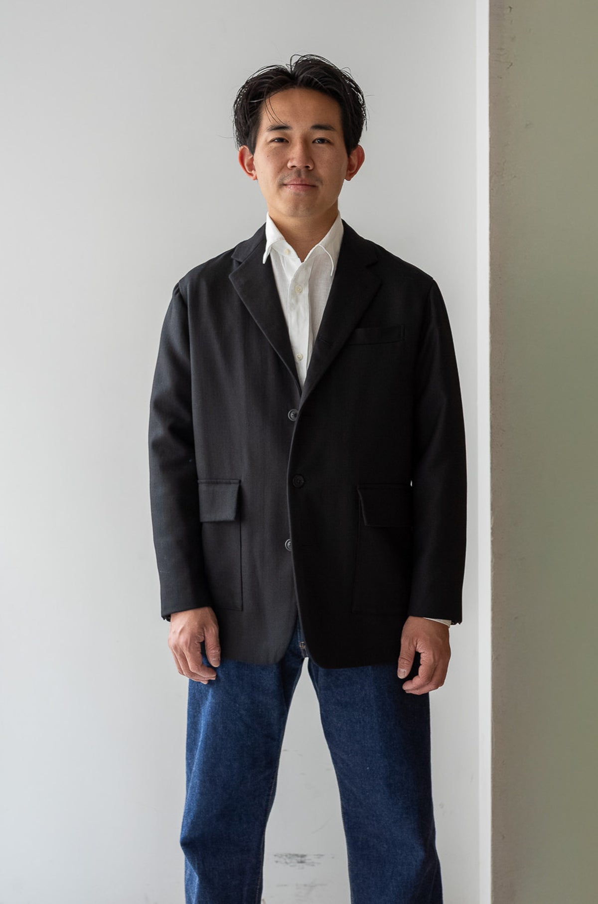 Double Cloth Directors Jacket 〈NOIR〉