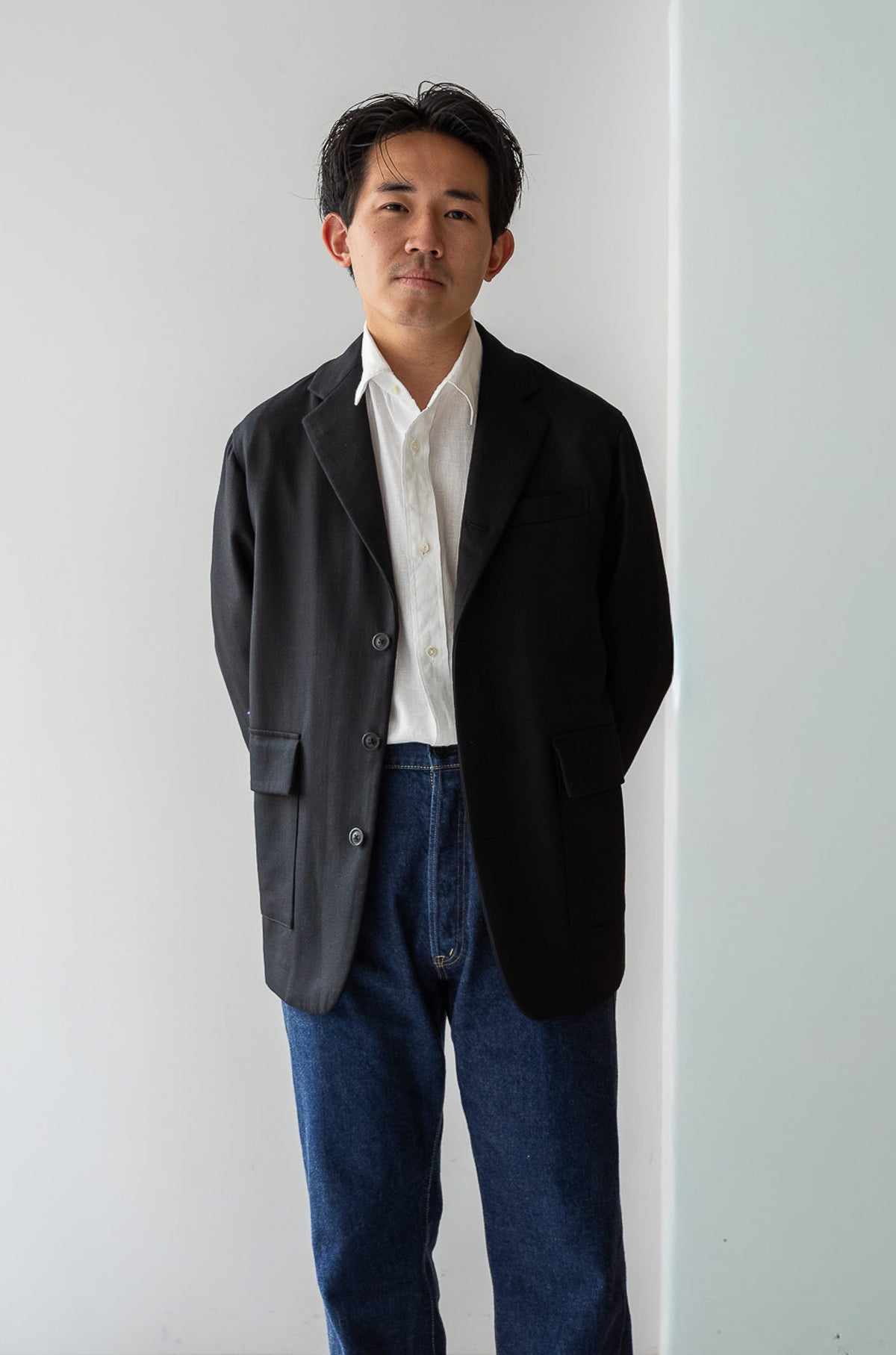 Double Cloth Directors Jacket 〈NOIR〉