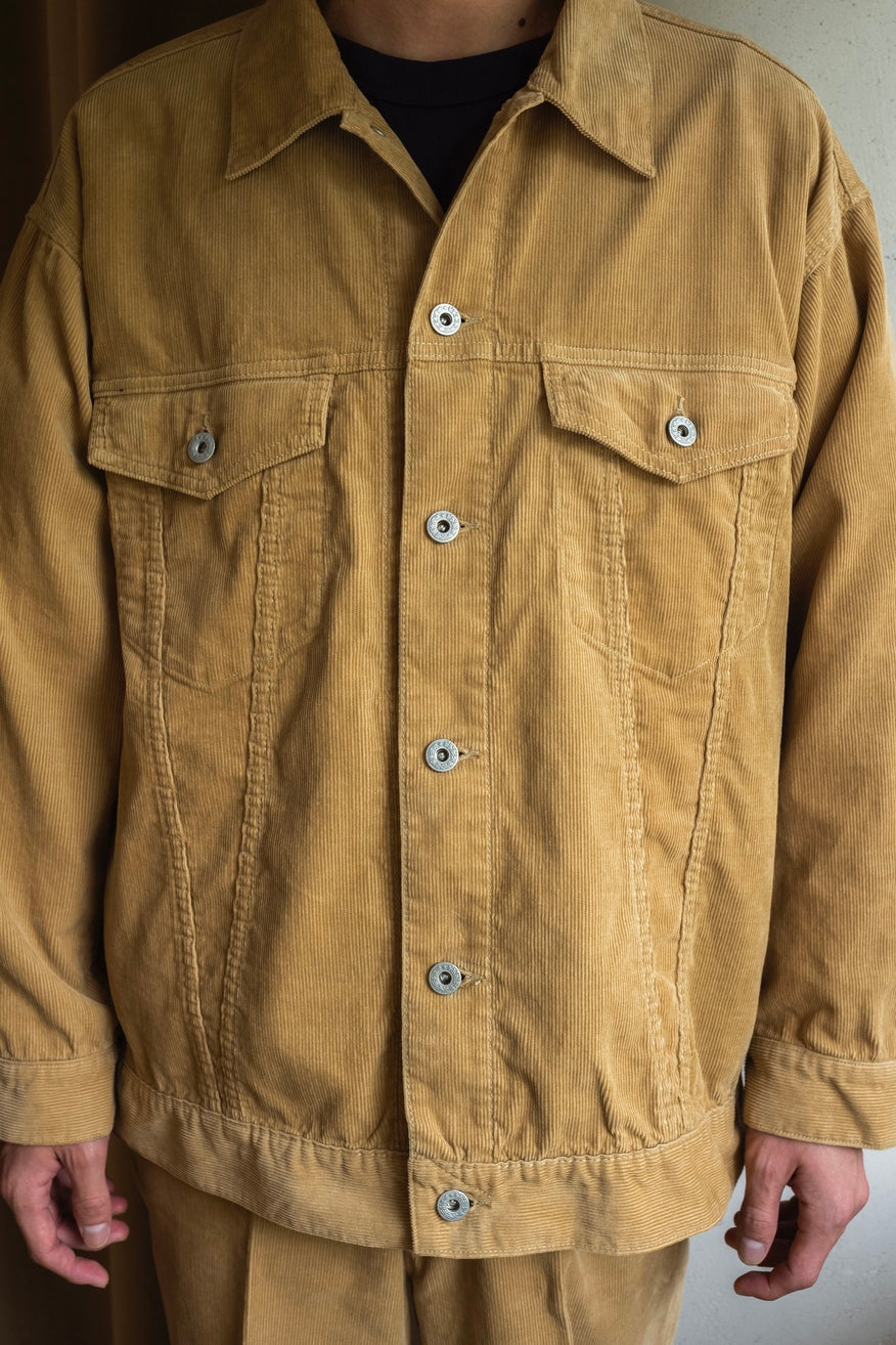 Fine Corduroy Trucker Jacket