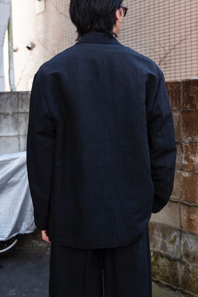 LI/NY POPLIN SINGLE BREASTED JACKET