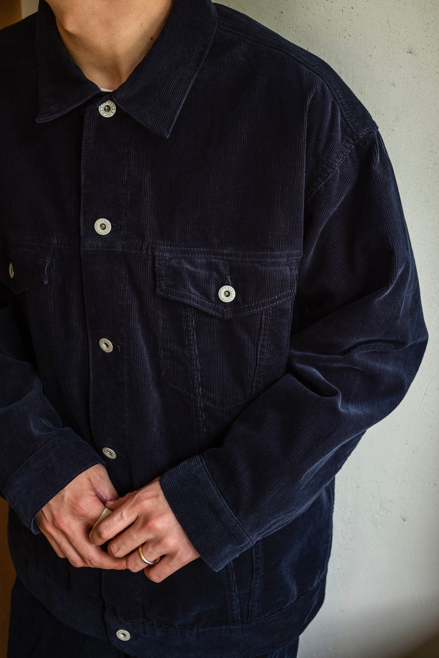 Fine Corduroy Trucker Jacket | cliché