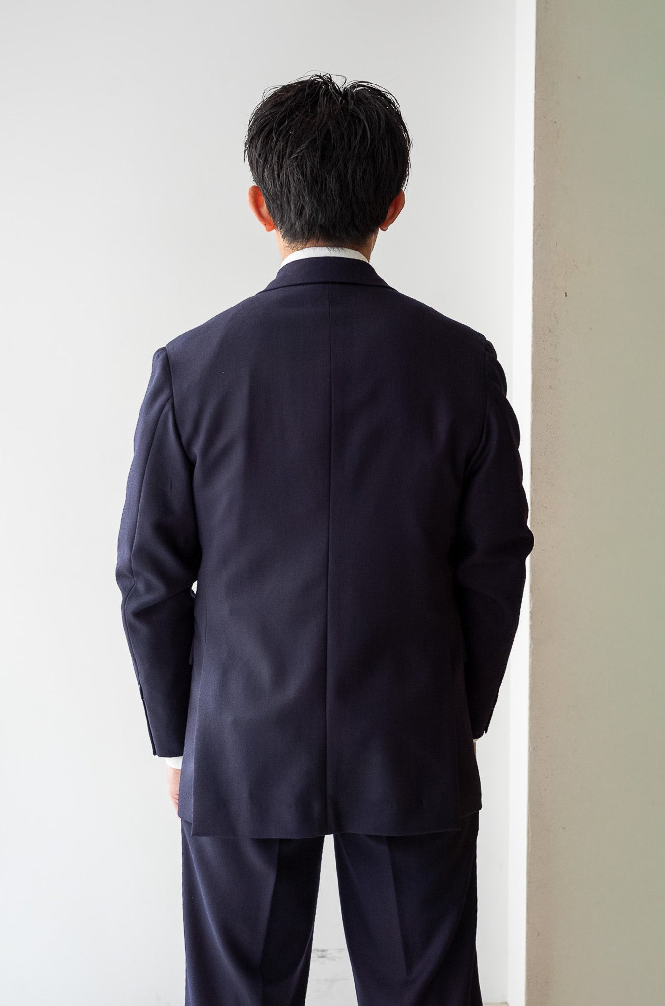 Fine Gabardine Suit〔NAVY〕