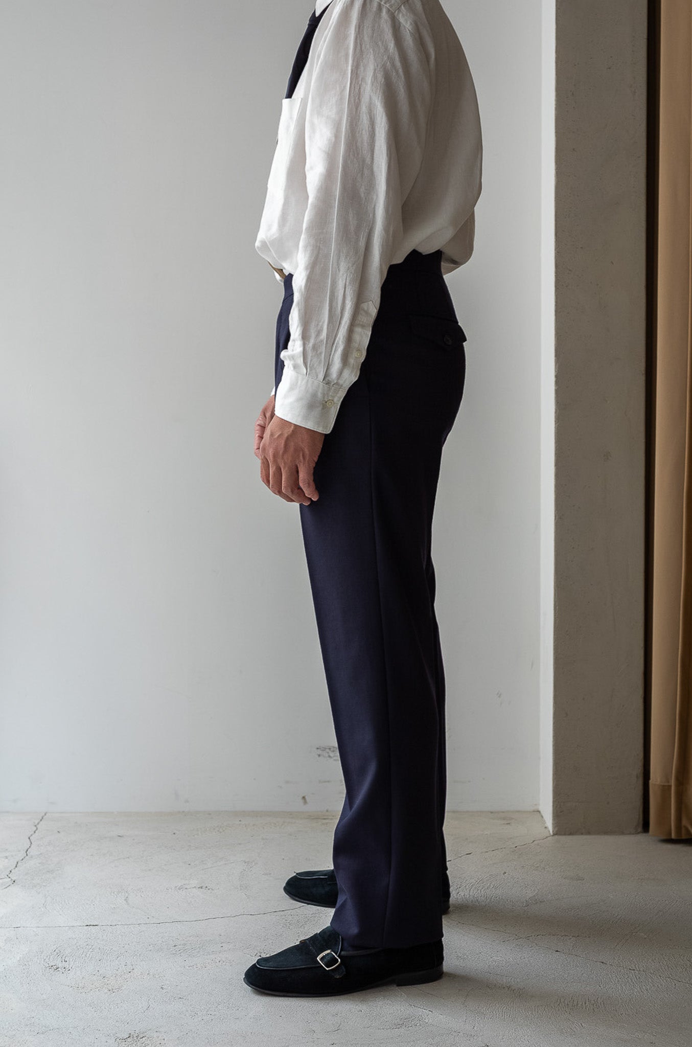 Fine Gabardine Suit〔NAVY〕