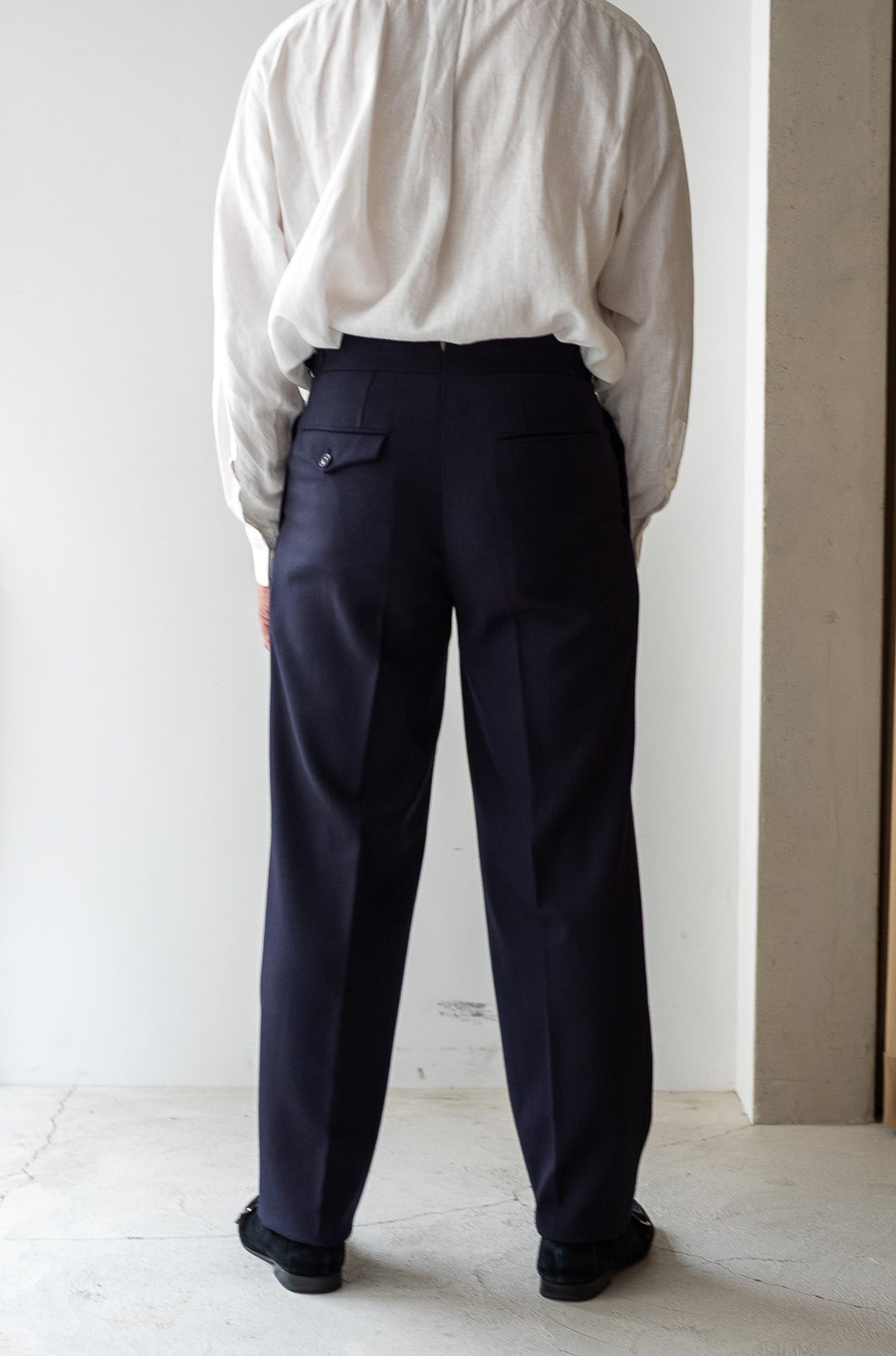 Fine Gabardine Suit〔NAVY〕