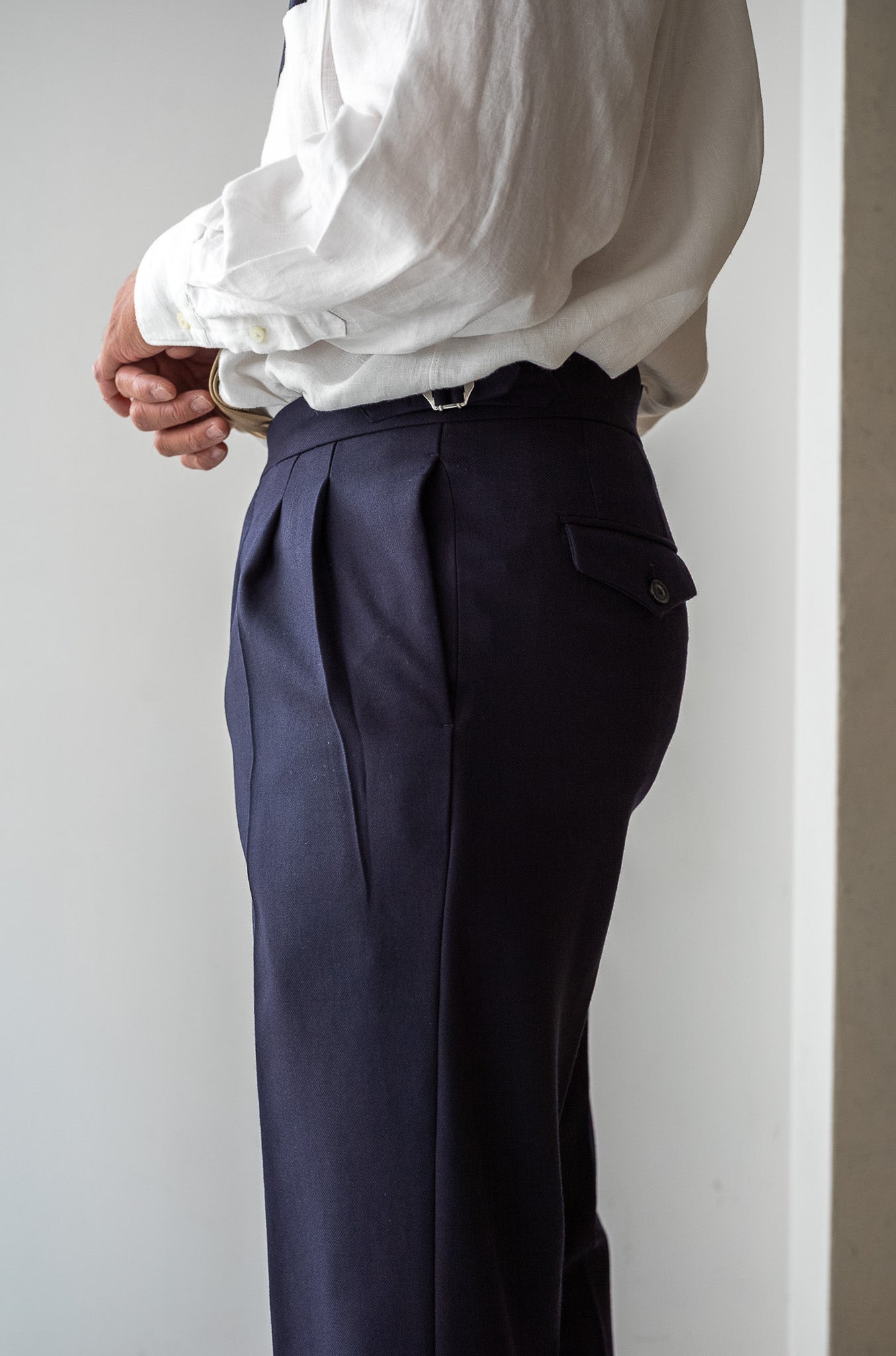 Fine Gabardine Suit〔NAVY〕