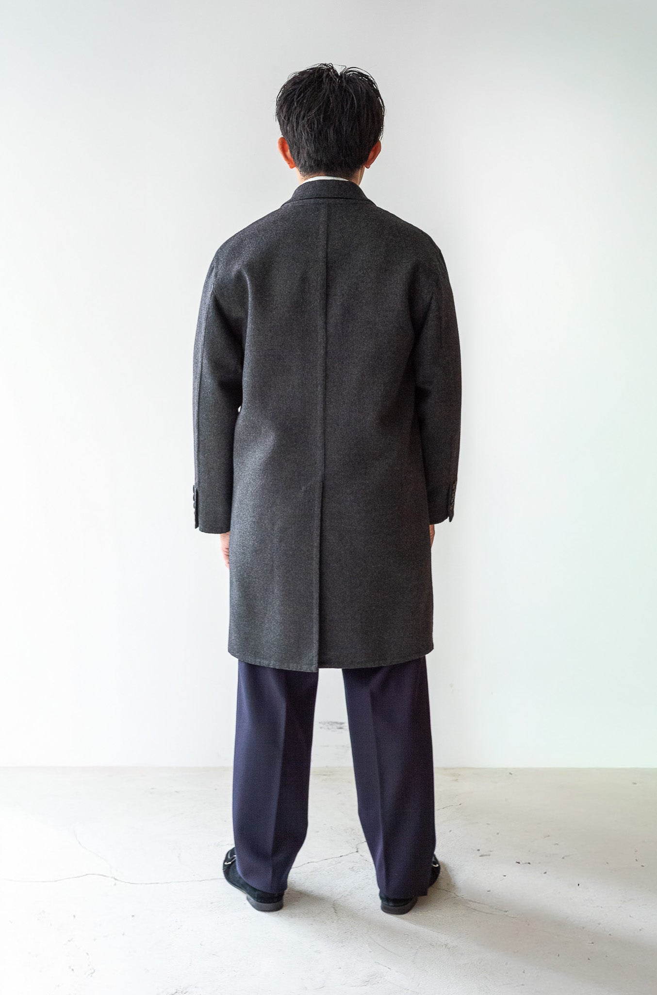Hand Rever Chesterfield Coat 〔C/GRAY〕