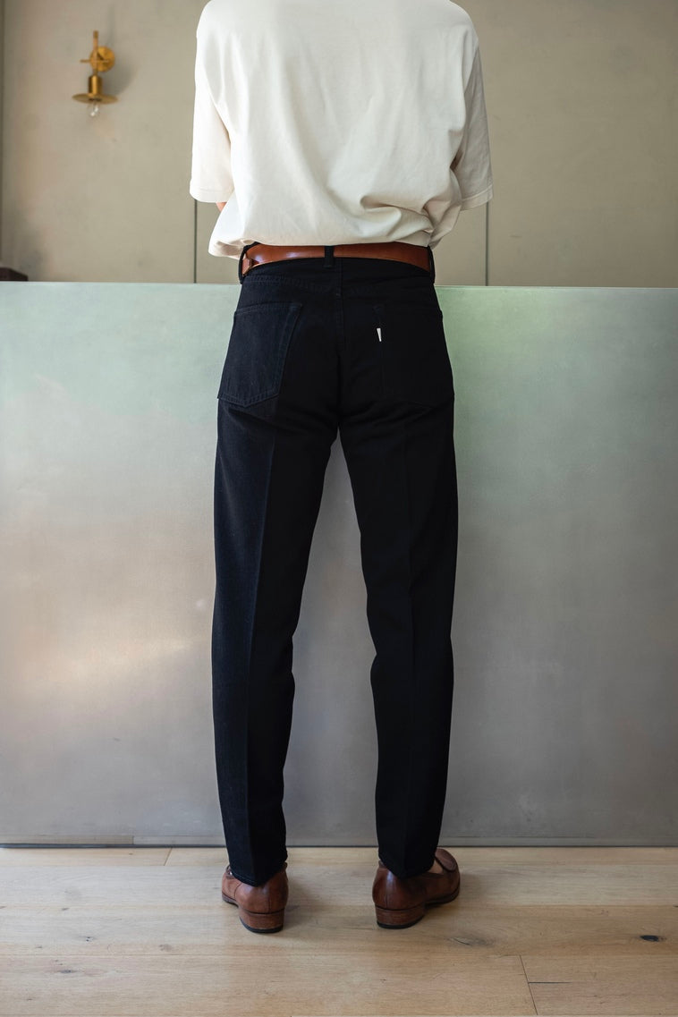 Denim Tapered Trousers