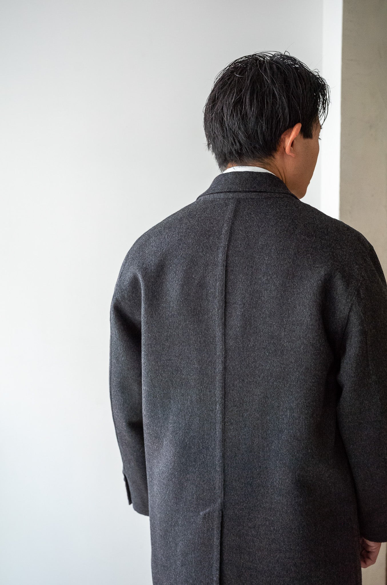 Hand Rever Chesterfield Coat 〔C/GRAY〕