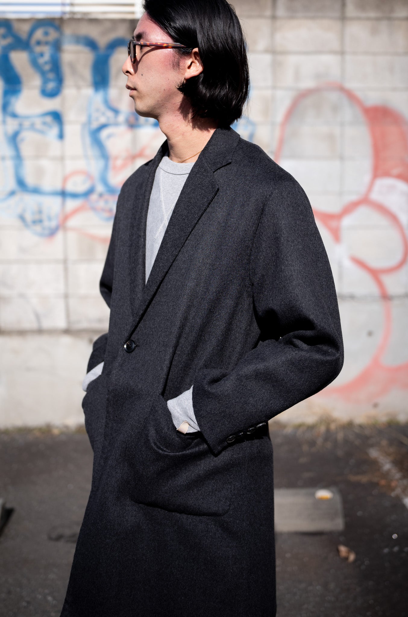 Hand Rever Chesterfield Coat | cliché