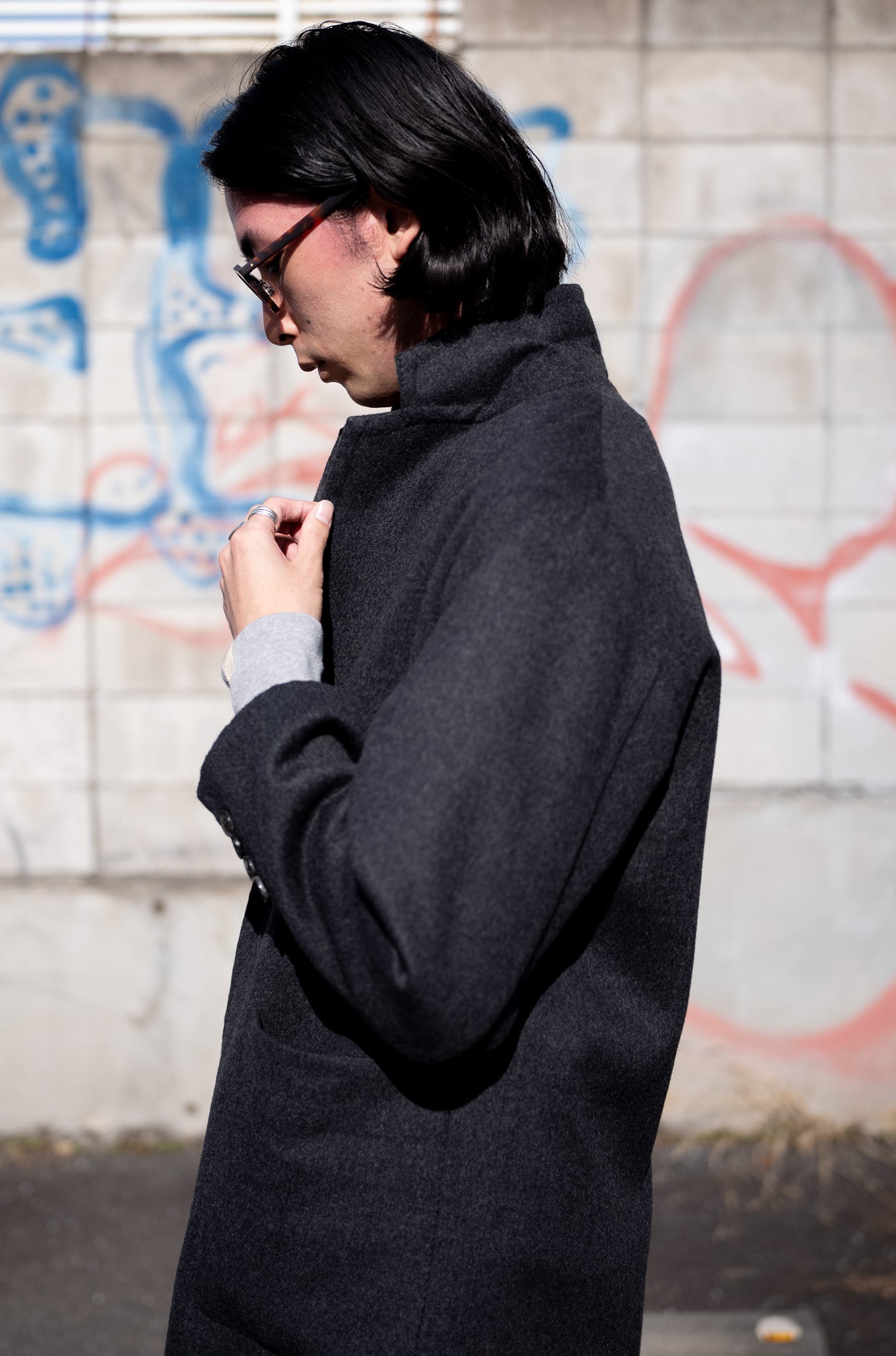 Hand Rever Chesterfield Coat | cliché