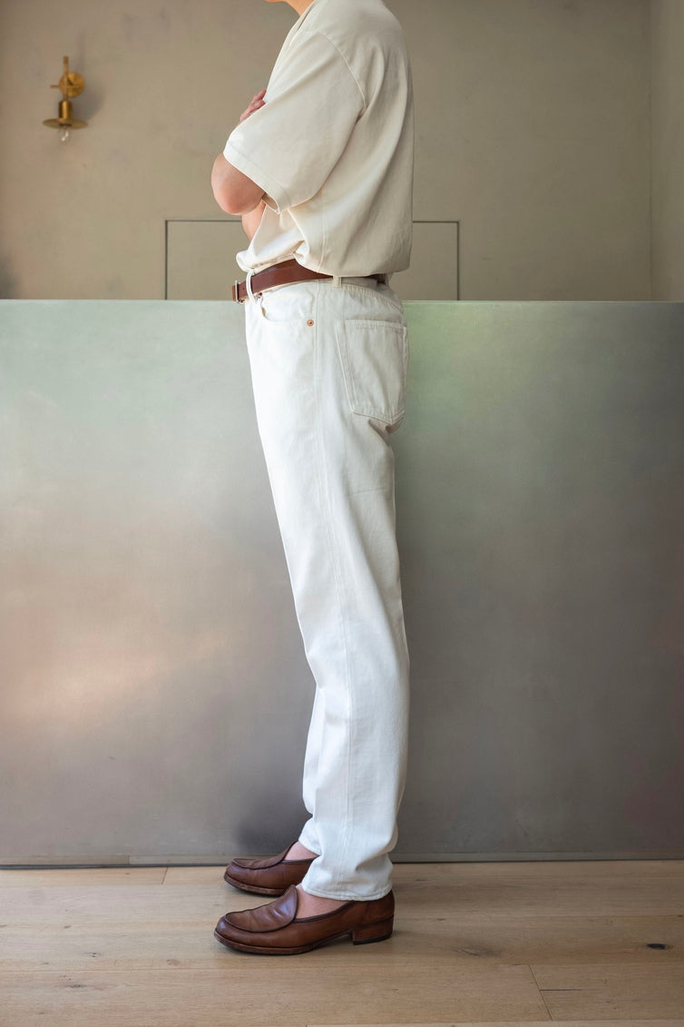 Denim Tapered Trousers | cliché