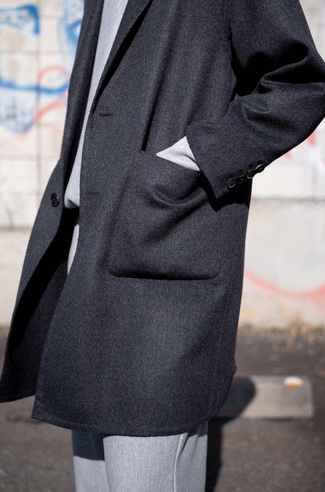Hand Rever Chesterfield Coat | cliché