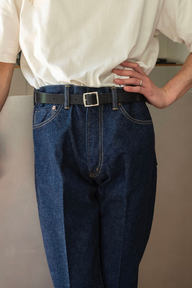Denim Tapered Trousers | cliché Denim Tapered Trousers | cliché