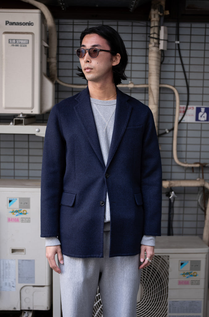 Hand Rever Wool Flannel Jacket