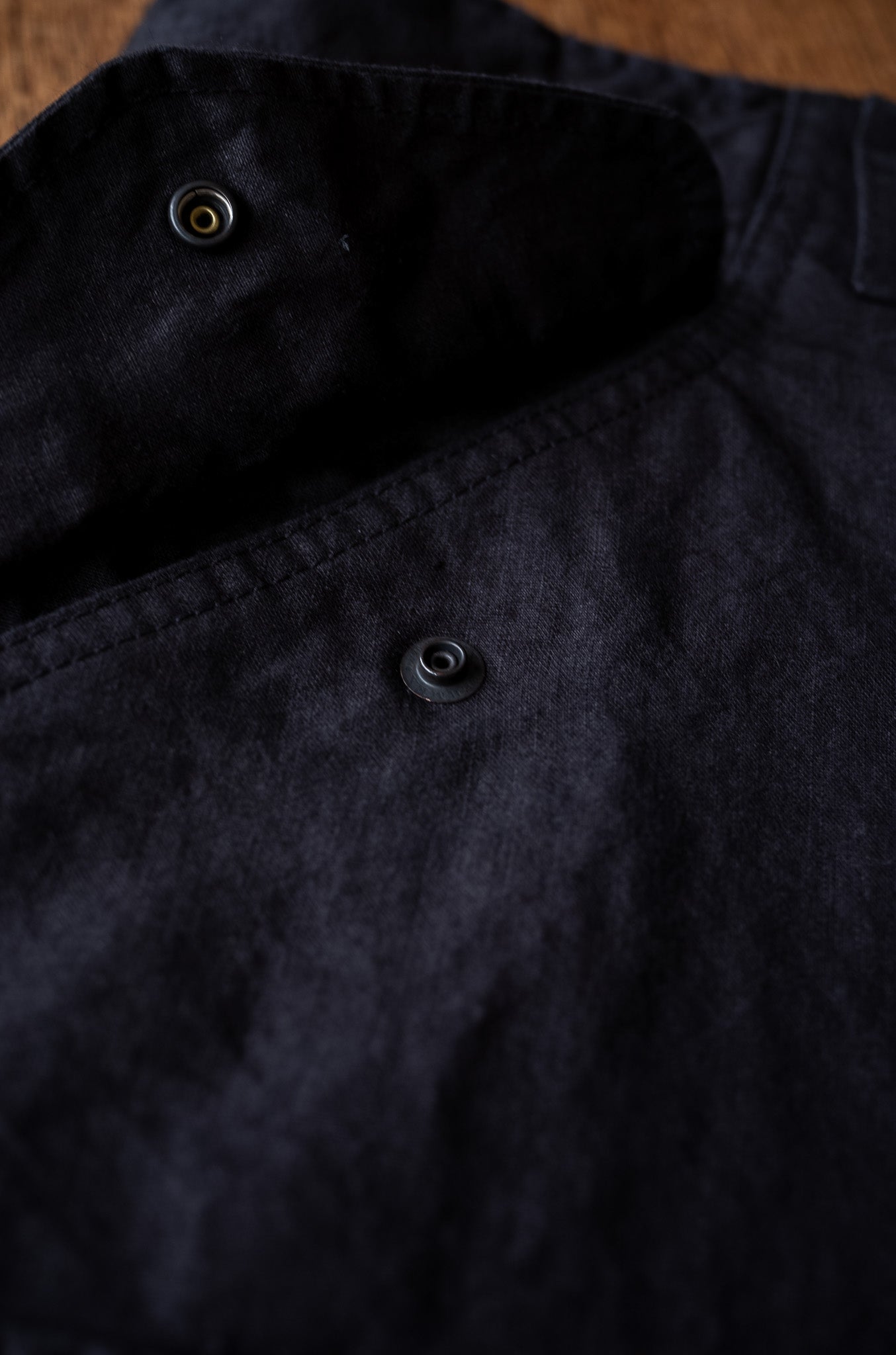 Linen Washi M51 Cargo Pants 〔BLACK〕