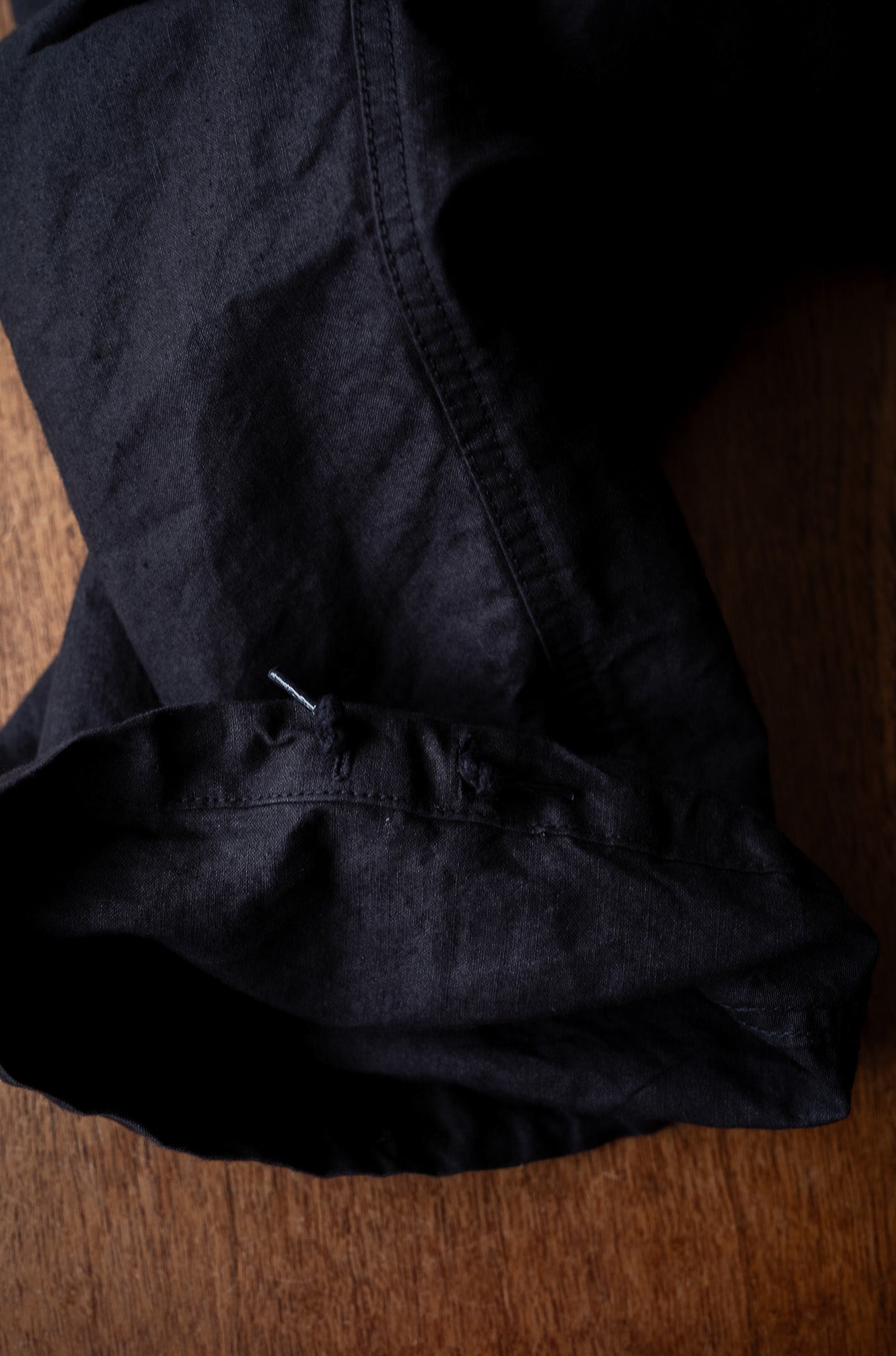 Linen Washi M51 Cargo Pants 〔BLACK〕