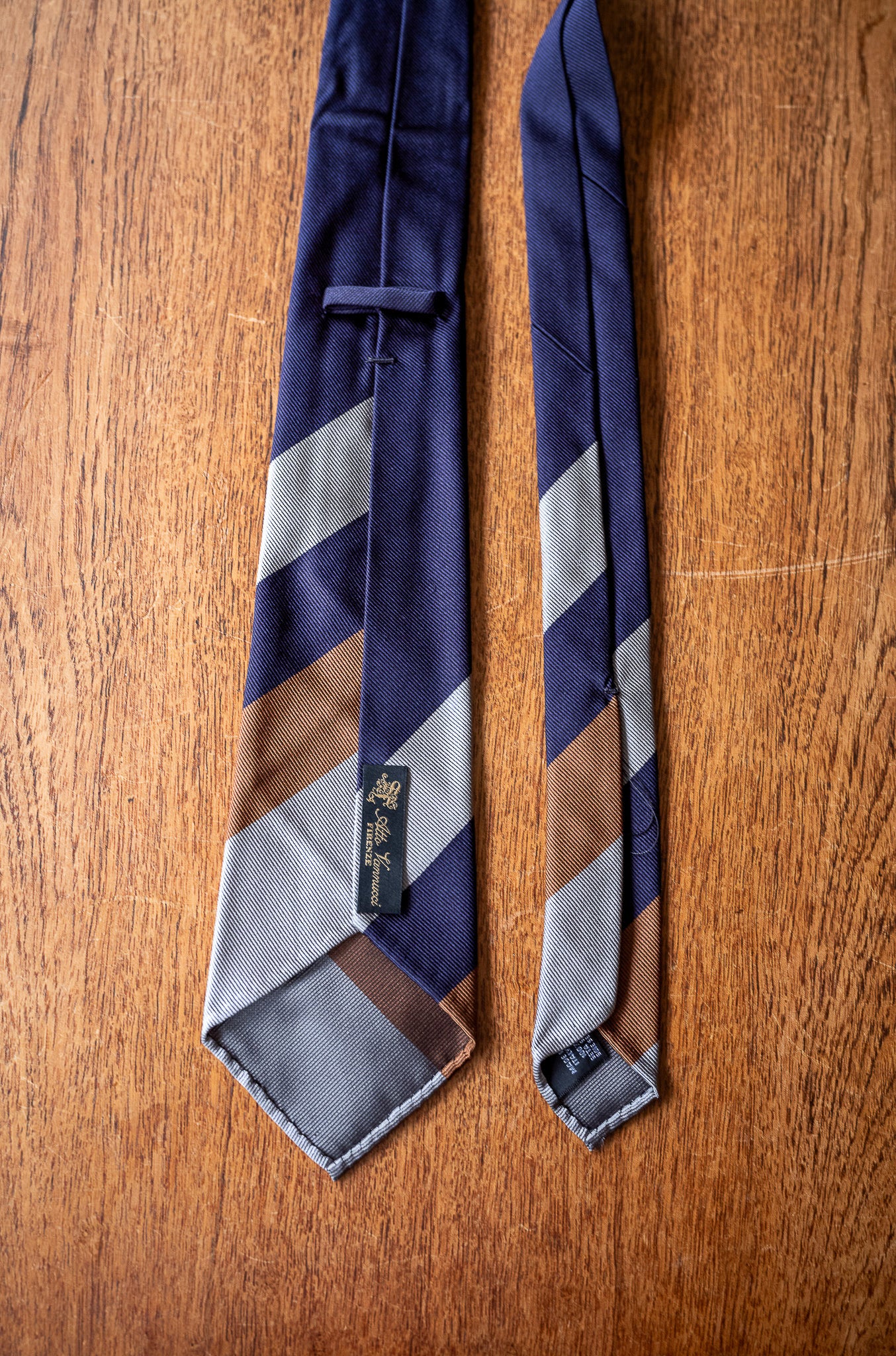 MOD 7 / SETTE PIEGHE TIE 〔NAVY〕