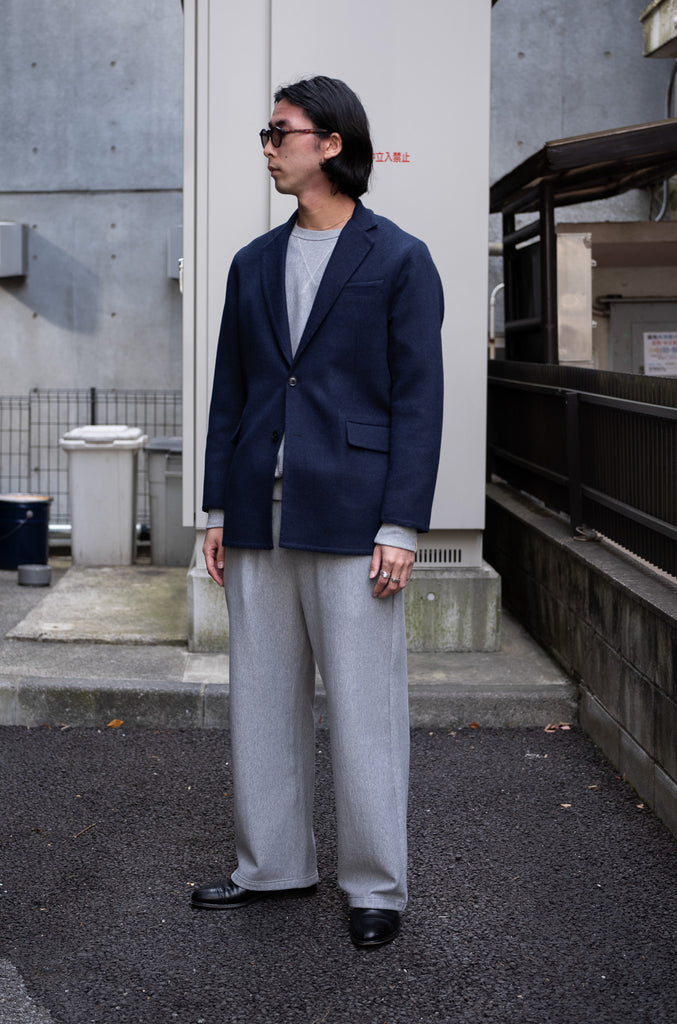 Hand Rever Wool Flannel Jacket