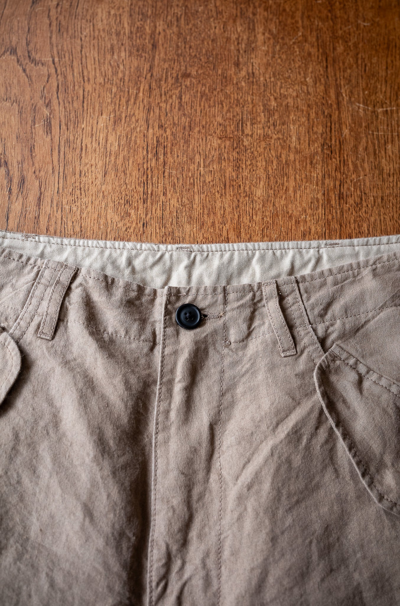 Linen Washi M51 Cargo Pants 〔TAN〕