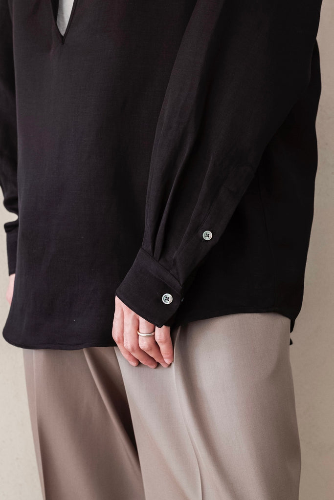 TWILL OVERSIZED SKIPPER SHIRT