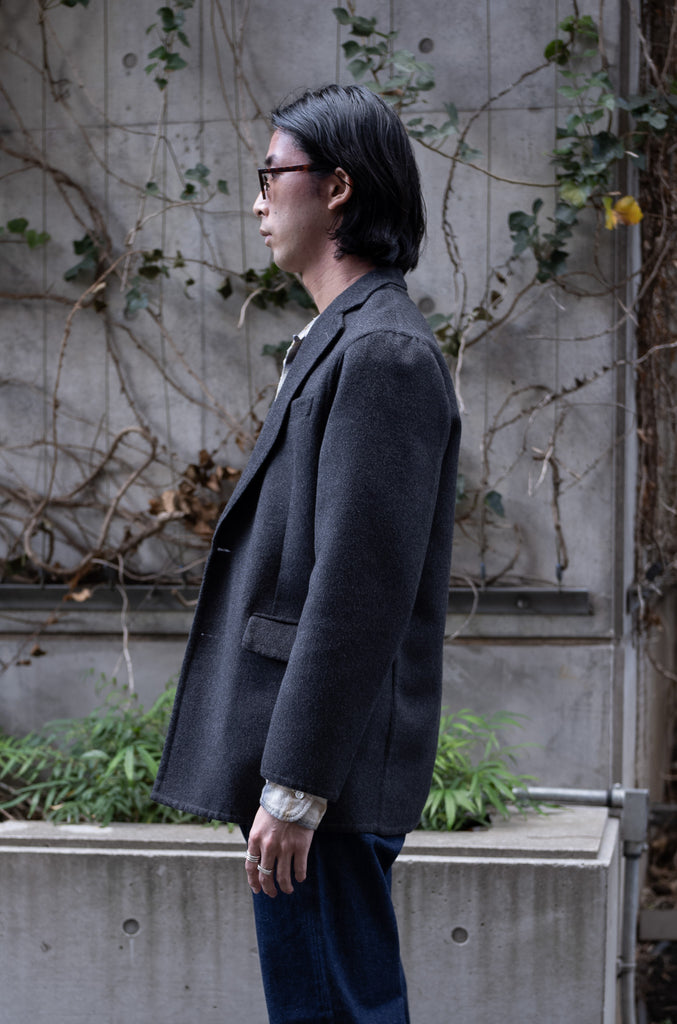Hand Rever Wool Flannel Jacket