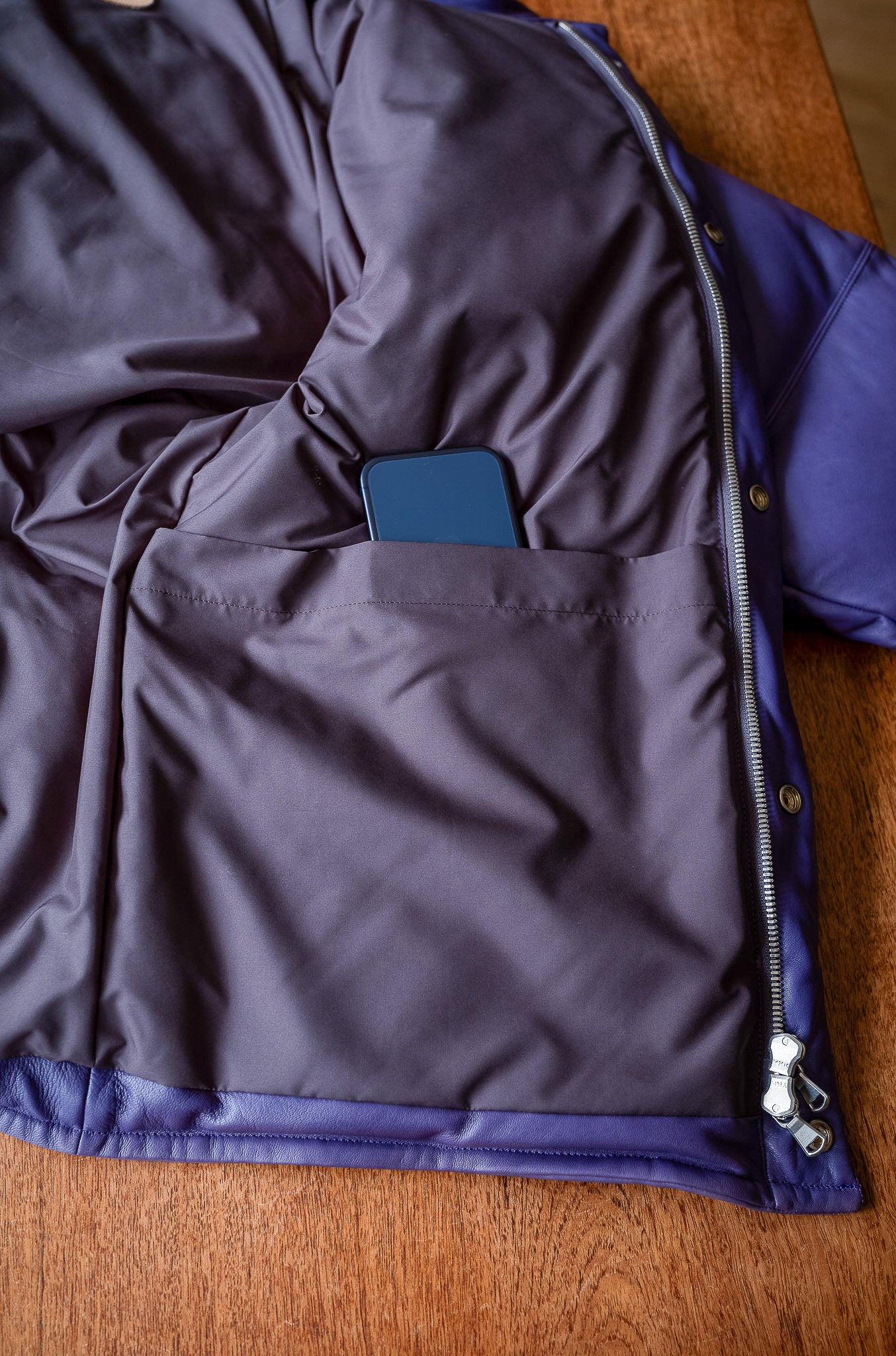 Sheep Skin Classic Down Jacket 〔LILAC〕