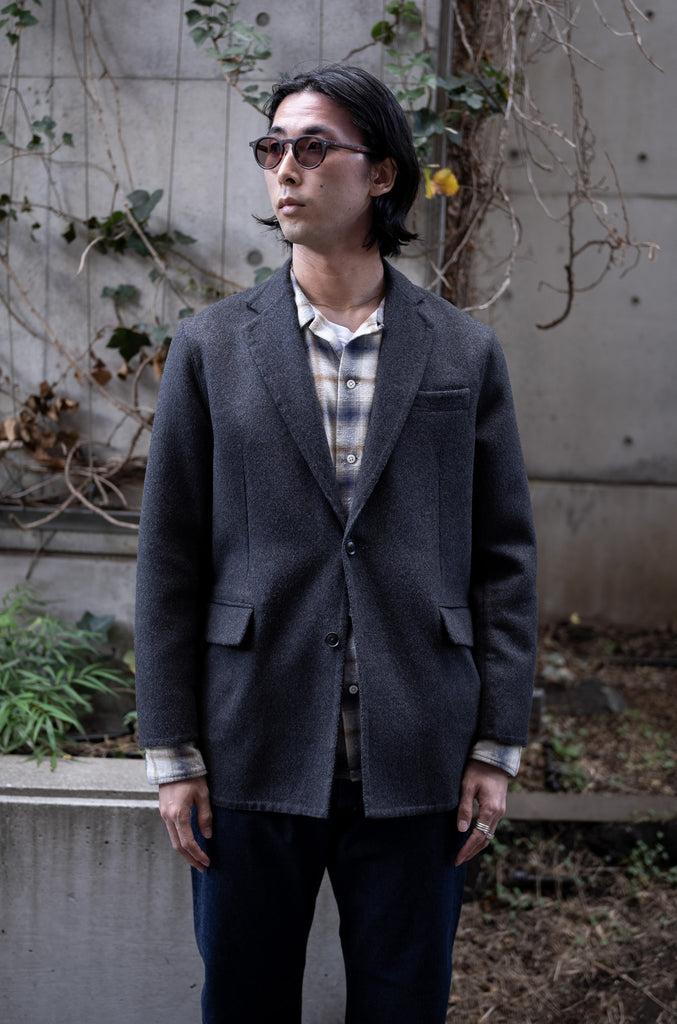 Hand Rever Wool Flannel Jacket