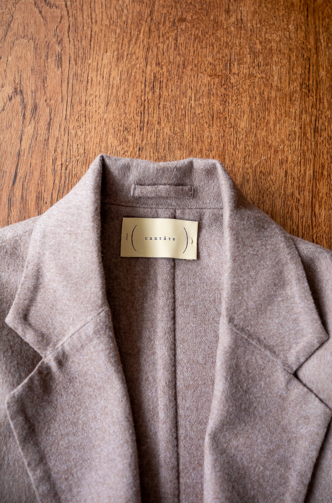 Hand Rever Chesterfield Coat〔ECRU〕