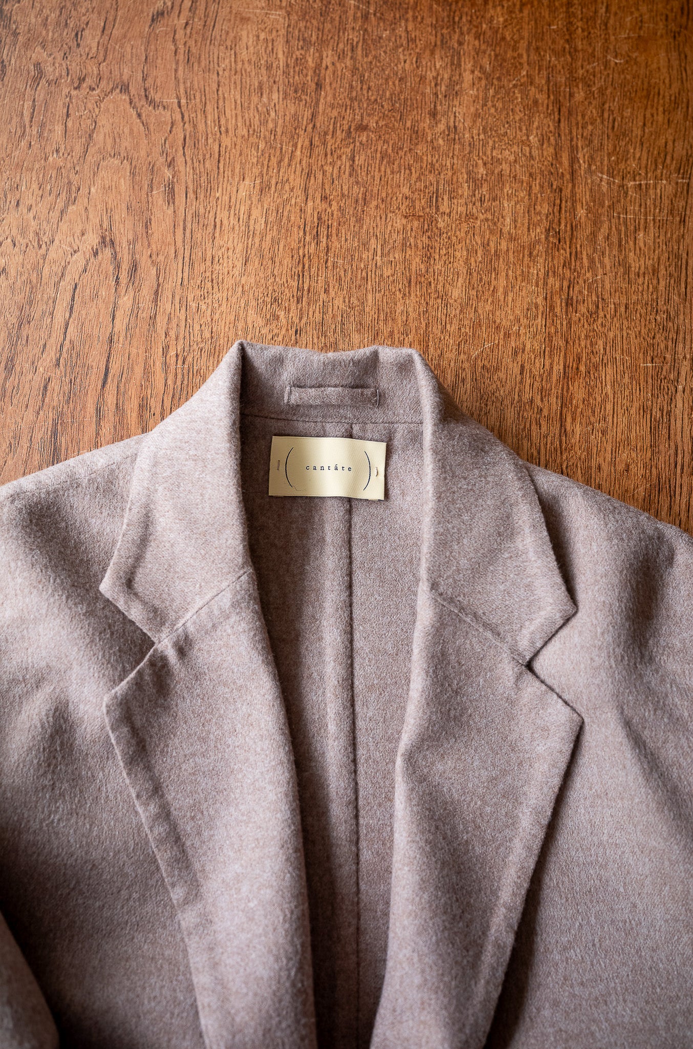 Hand Rever Chesterfield Coat〔ECRU〕