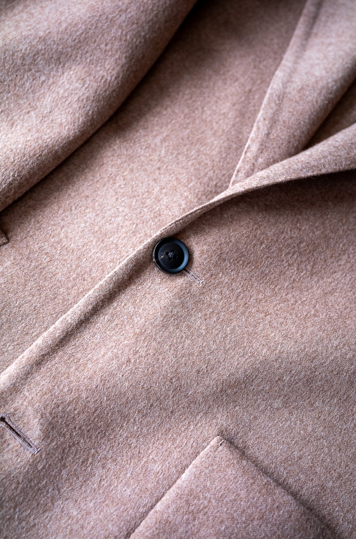 Hand Rever Chesterfield Coat〔ECRU〕