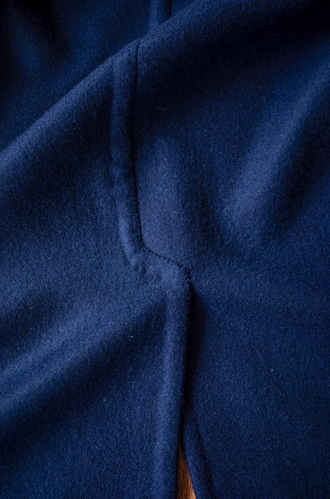 Hand Rever Chesterfield Coat-Alashan Cashmere〔MID NIGHT〕