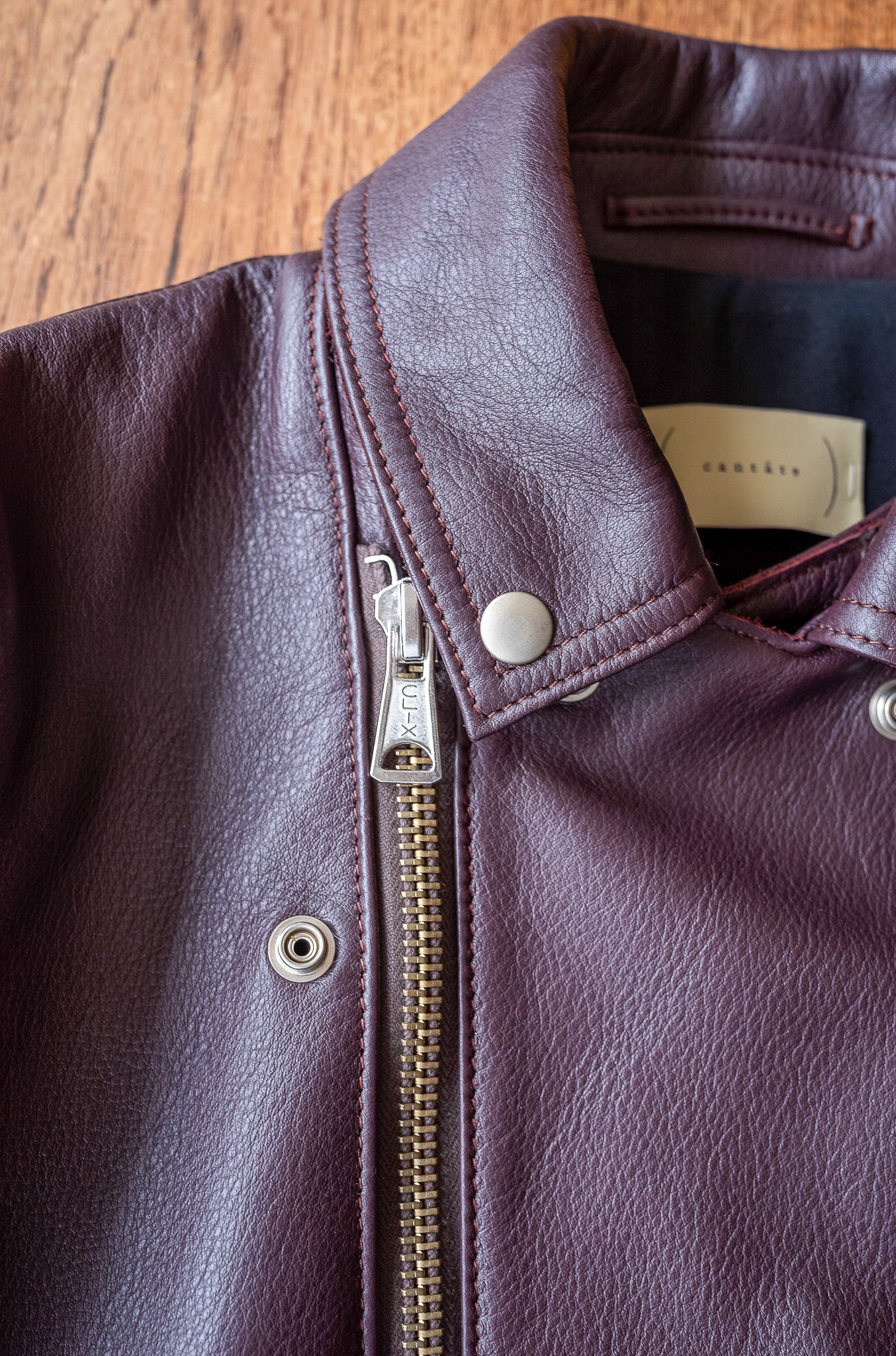 British Leather Jacket〔BORDEAUX〕