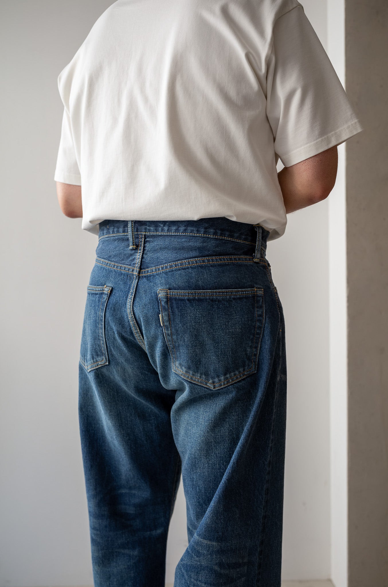 Denim Flare Trousers - VINTAGE WASH 〈DUSK INDIGO〉 – cliché