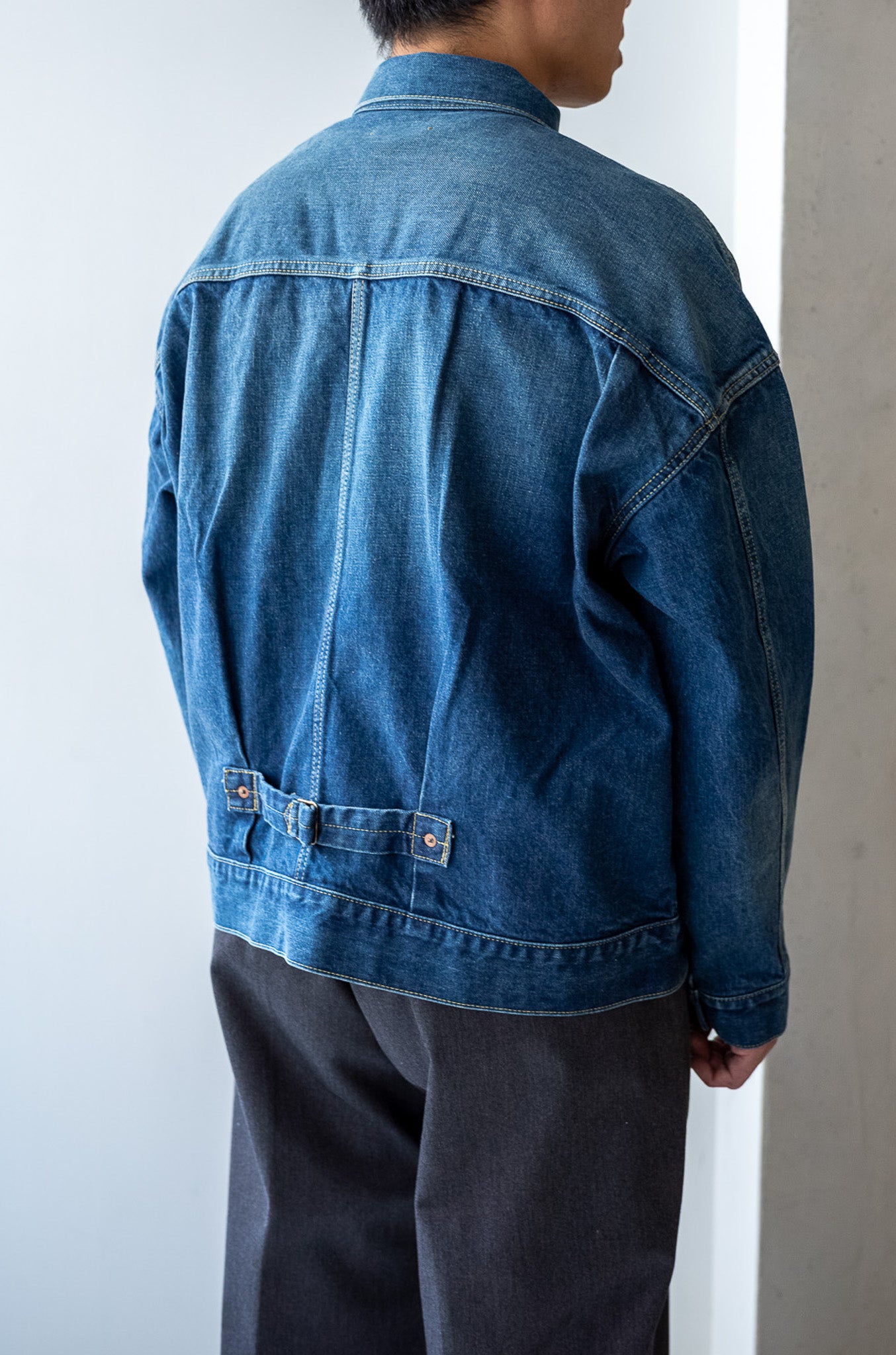 WWⅡ T-Back Jacket-VINTAGE WASH 〔DUSK INDIGO〕