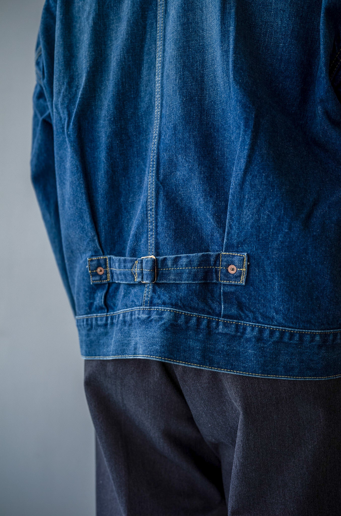 WWⅡ T-Back Jacket-VINTAGE WASH 〔DUSK INDIGO〕