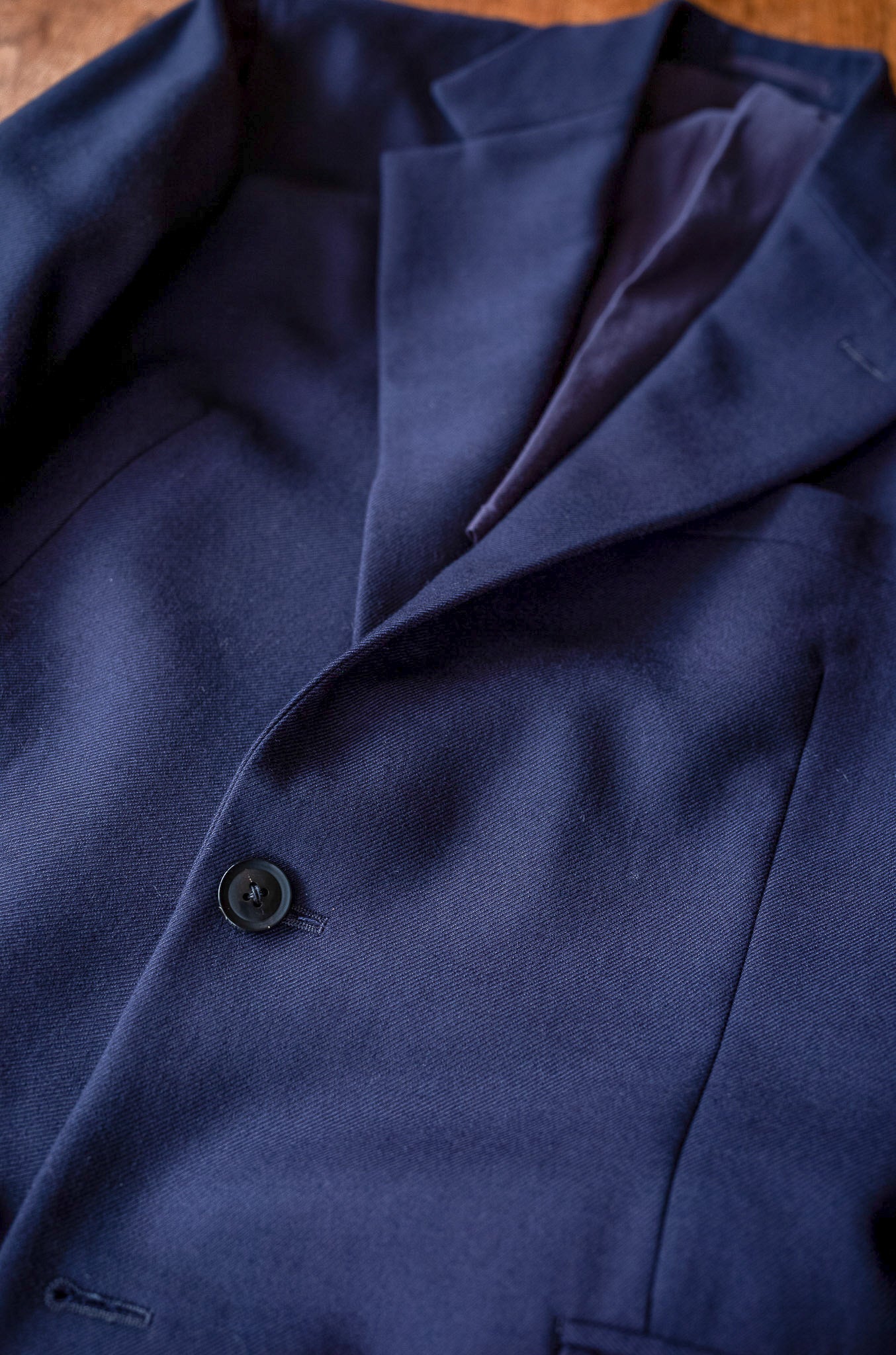 Fine Gabardine Suit〔NAVY〕