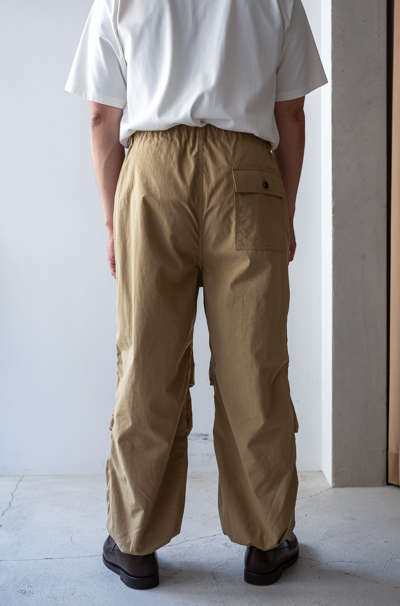Shrunken Nylon Baker Pants〔MARON〕