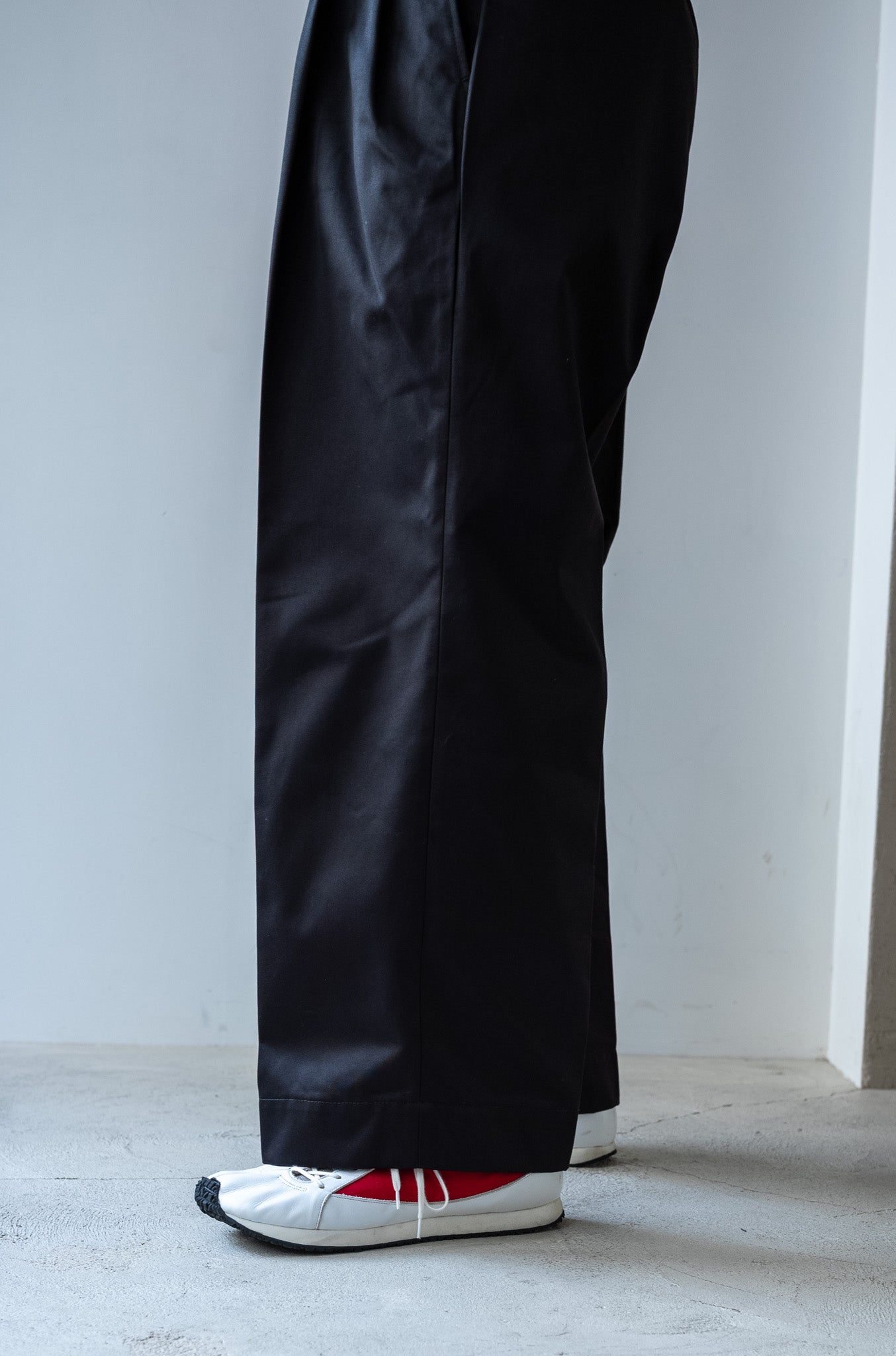 EX WIDE TROUSERS 〔BLACK〕 – cliché
