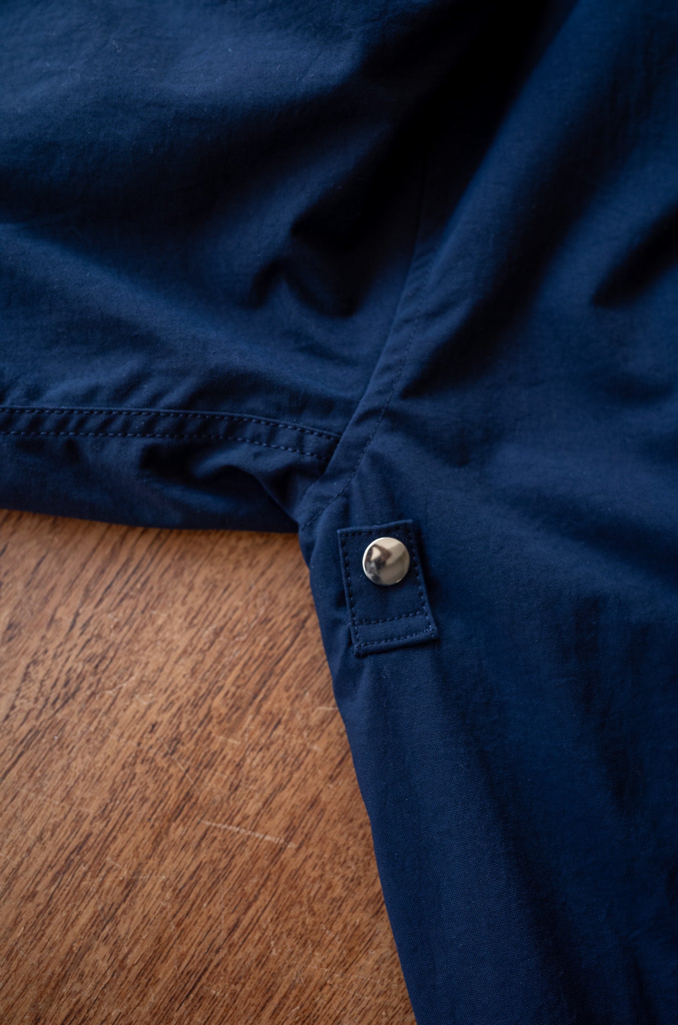 Shrunken Nylon Flight Jacket 〔NAVY〕