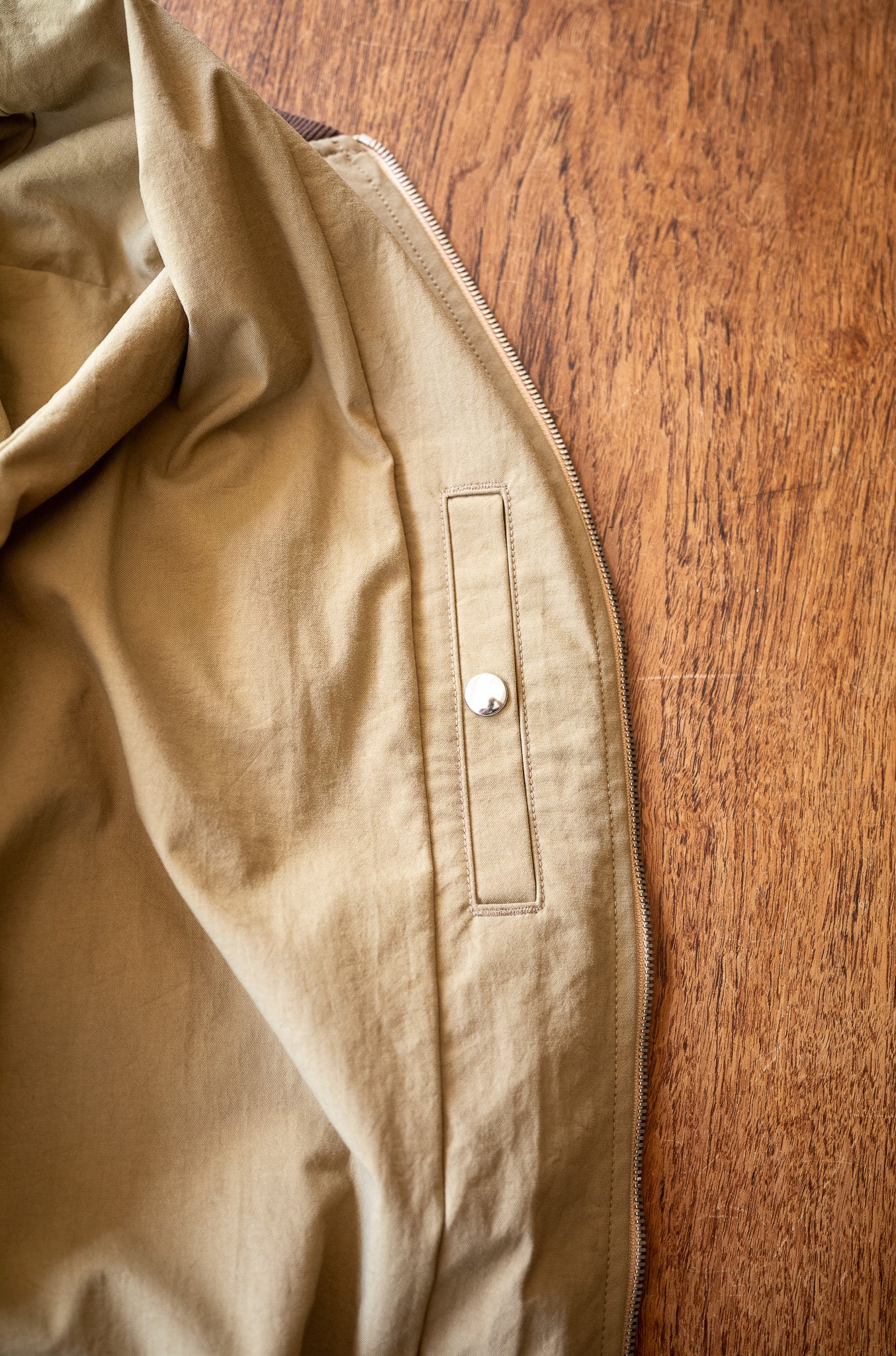 Shrunken Nylon Flight Jacket 〔MARON〕