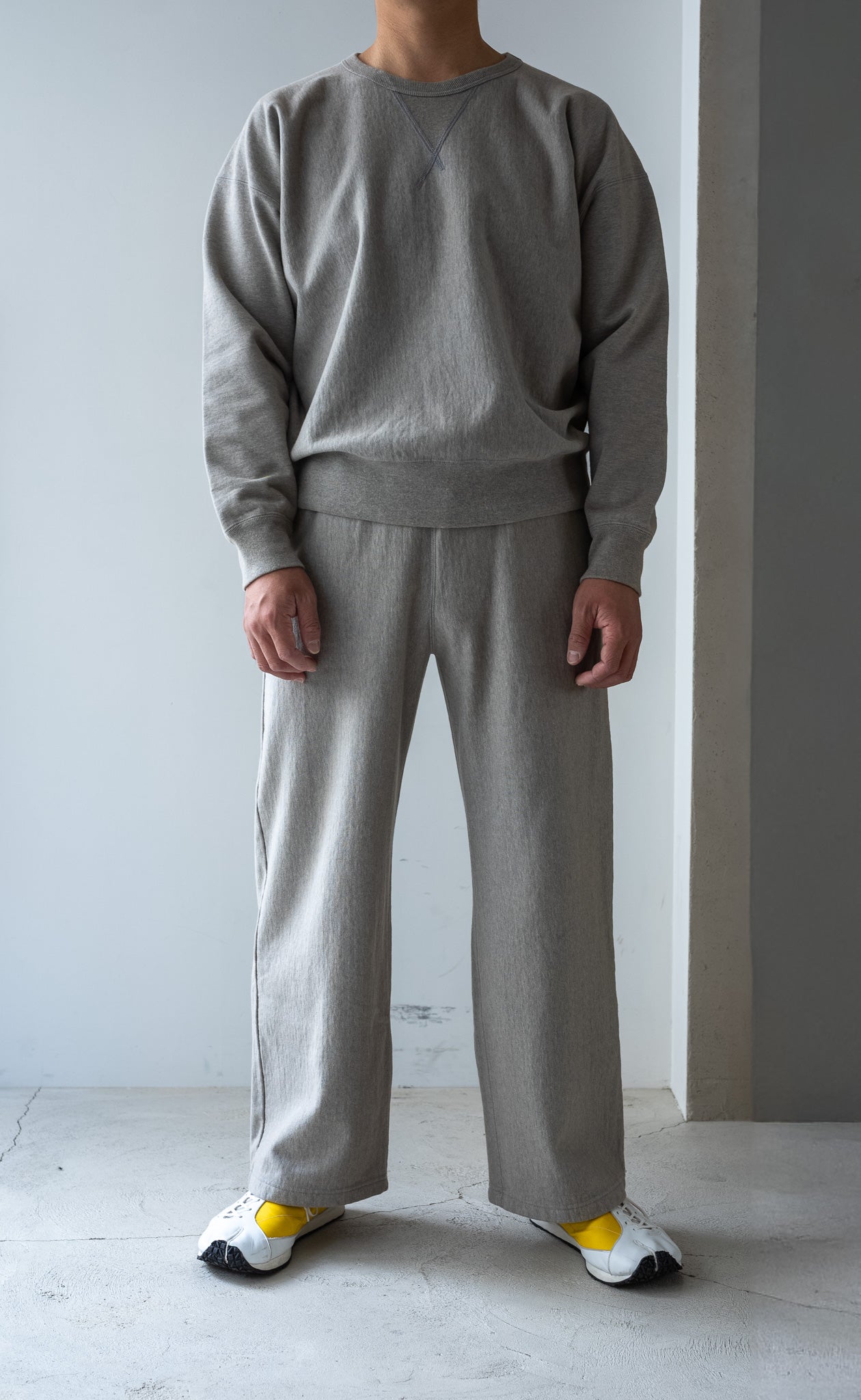Essential Sweat Wide Pants 〔DIRTY L/GRAY〕
