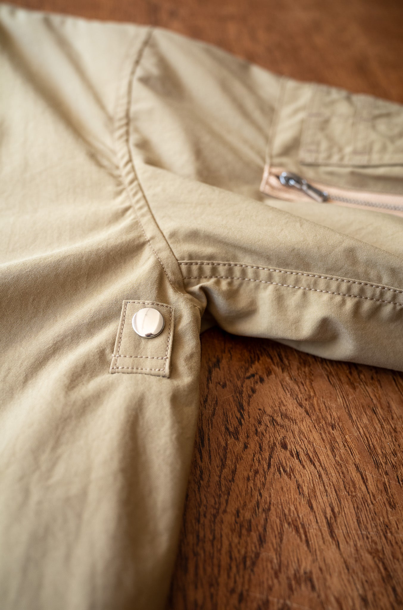 Shrunken Nylon Flight Jacket 〔MARON〕