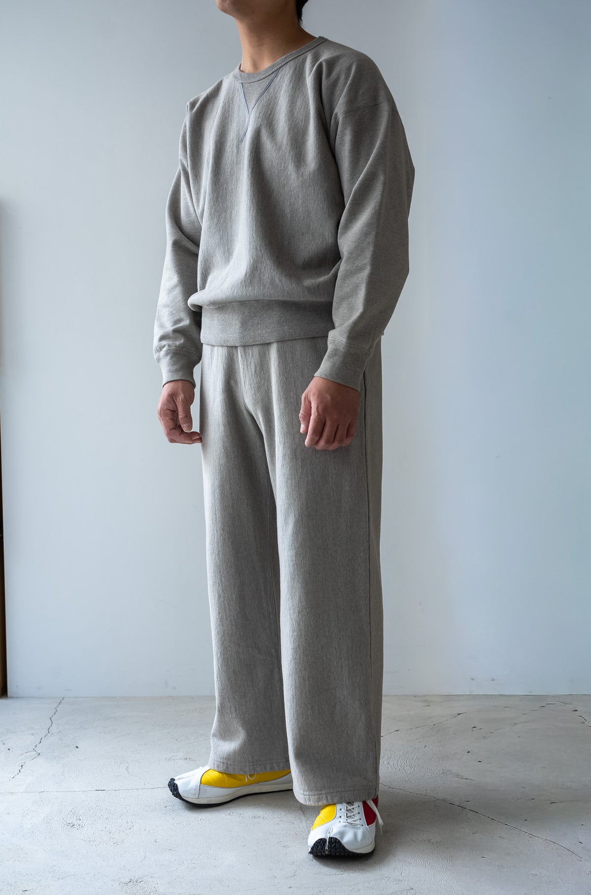 Essential Sweat Wide Pants 〔DIRTY L/GRAY〕