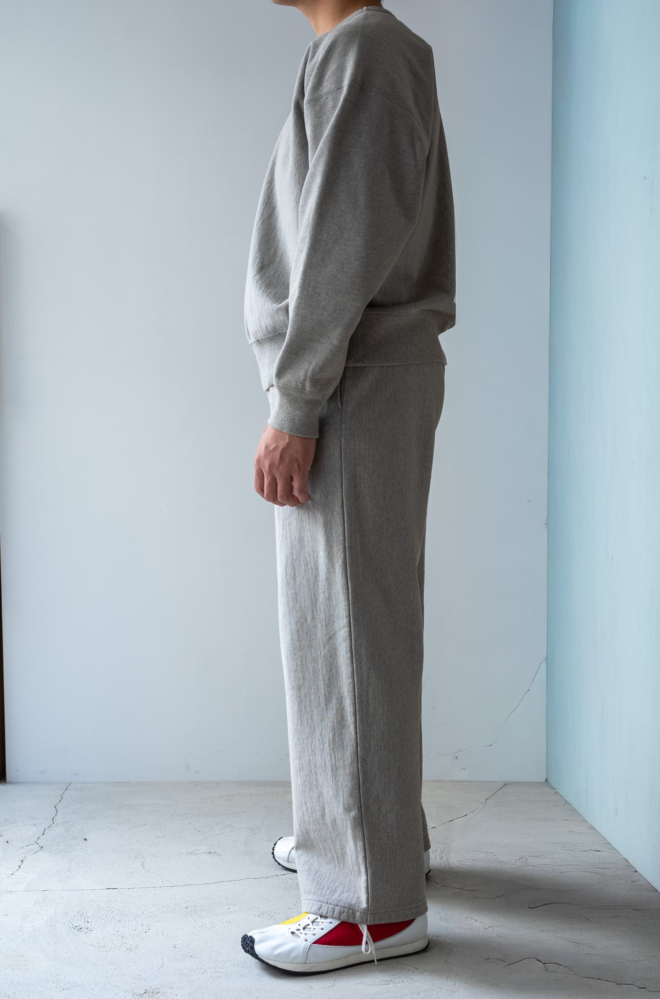 Essential Sweat Wide Pants 〔DIRTY L/GRAY〕