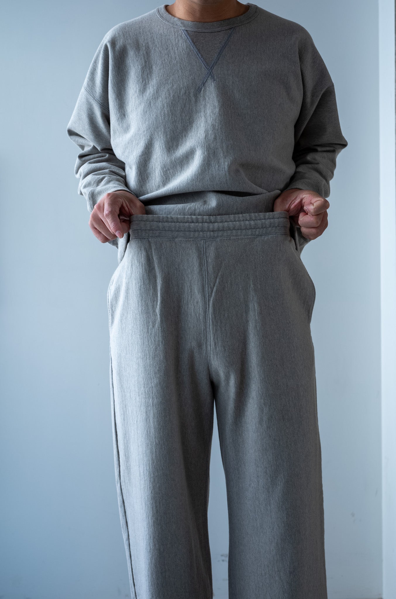 Essential Sweat Wide Pants 〔DIRTY L/GRAY〕